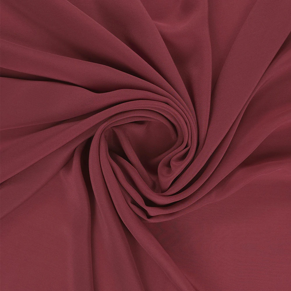 hedvábí , crepe de chine s elastanem, magenta