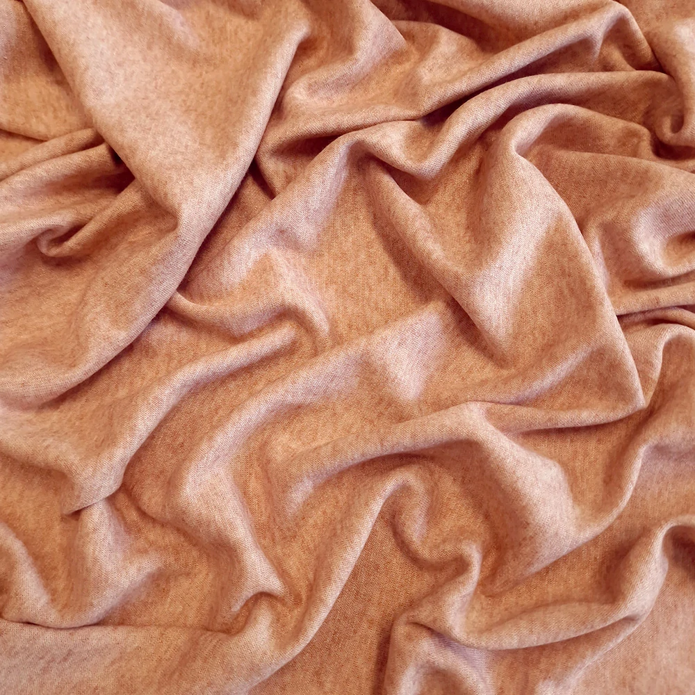 svetříkový úplet s angorskou vlnou, starorůžová melange