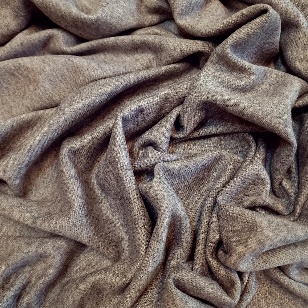 svetříkový úplet s angorskou vlnou, šedá melange