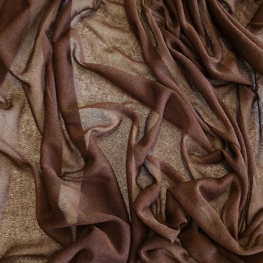 tenký svetříkový úplet, hnědá