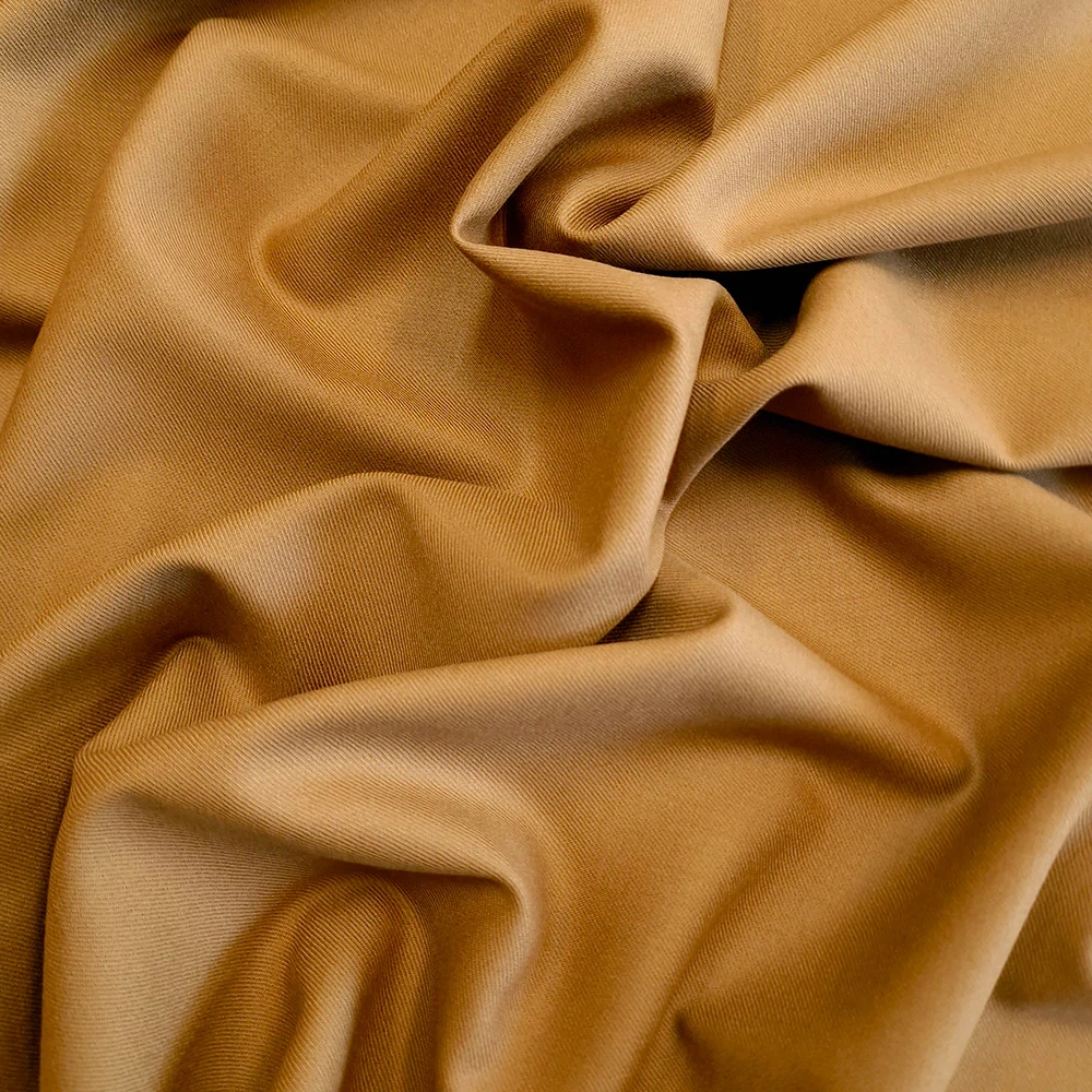 vlněná oblekovka, gabardén, camel