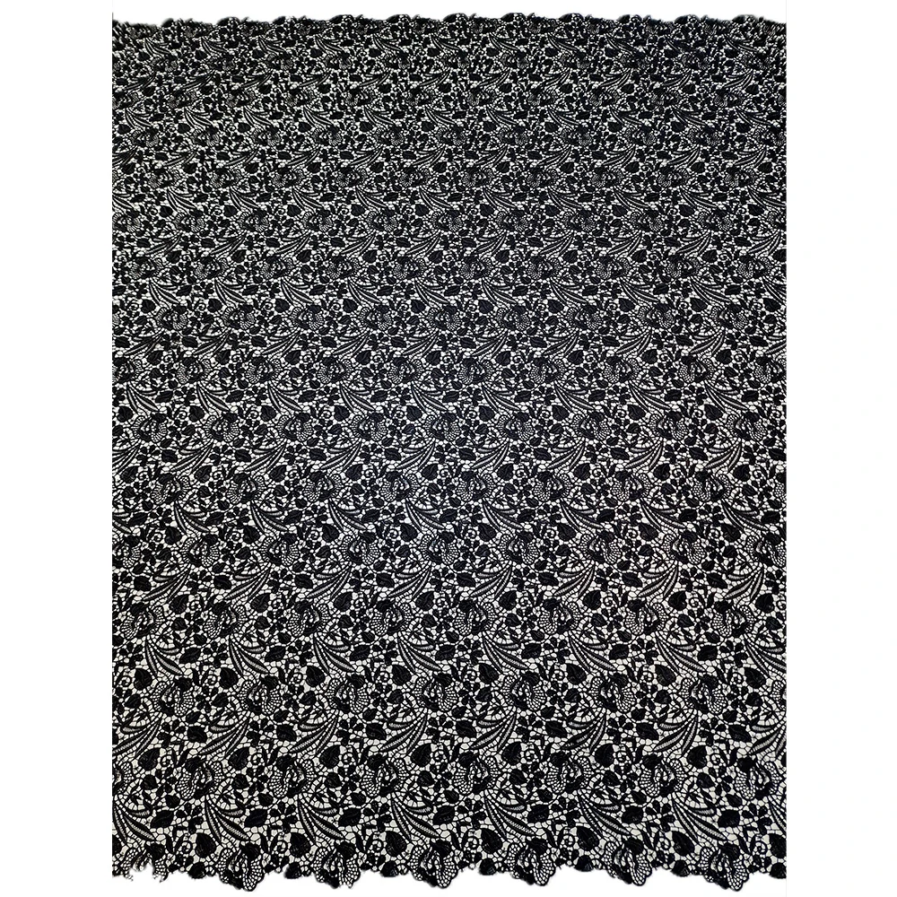 krajka Macramé, černá