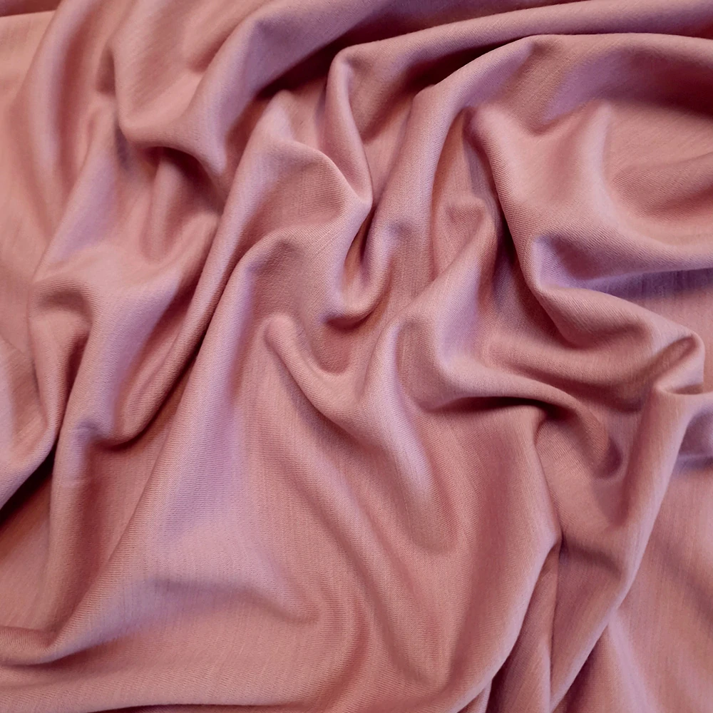 úplet merino, starorůžová pudrová