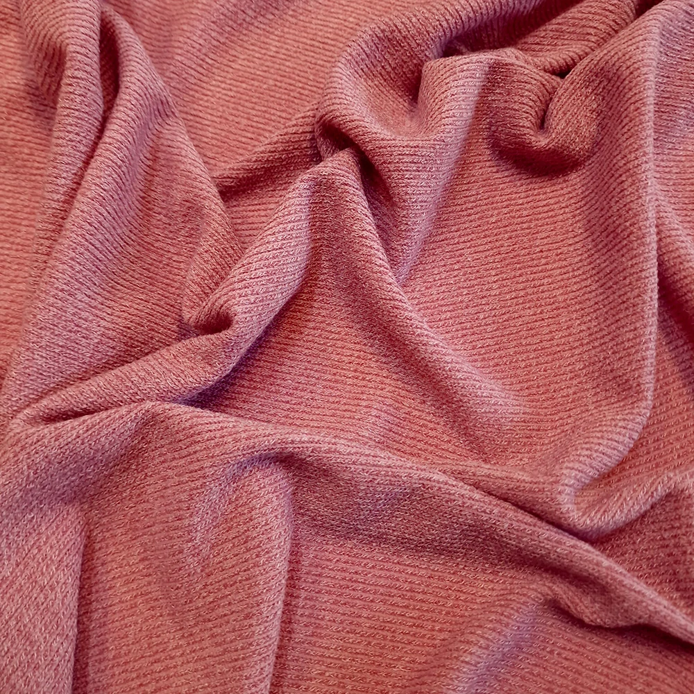 elastická pletenina , starorůžová