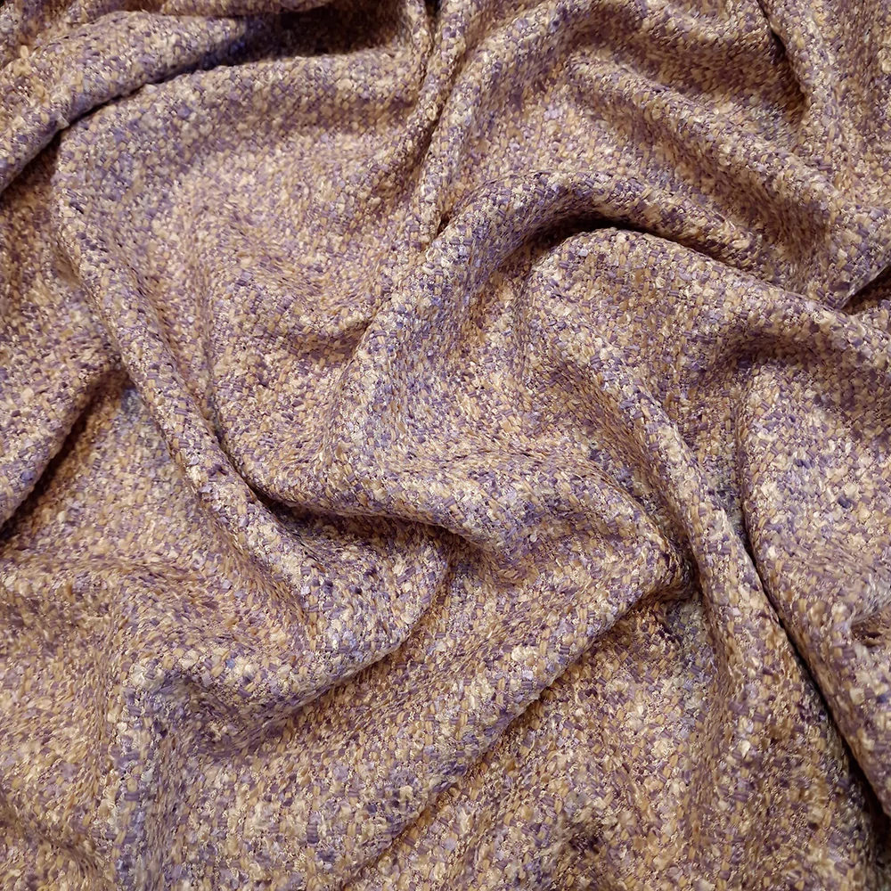 kostýmovka typu Chanel, lila/béžová