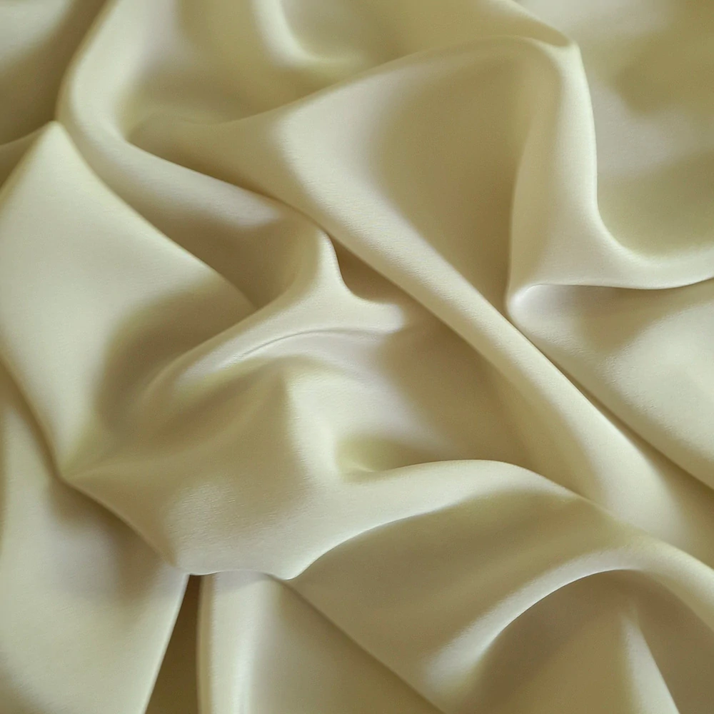 hedvábí, crepe de chine, studená béžová 400
