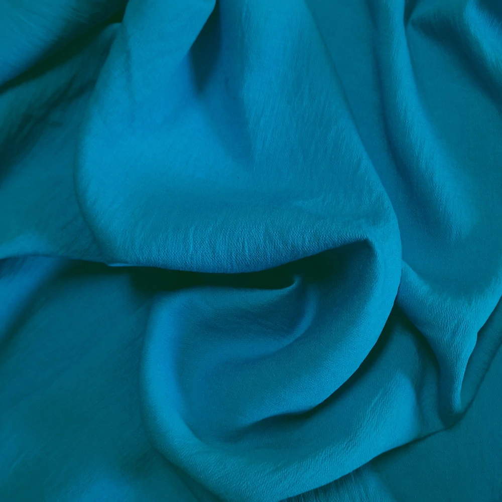 krep, viskóza, modrá