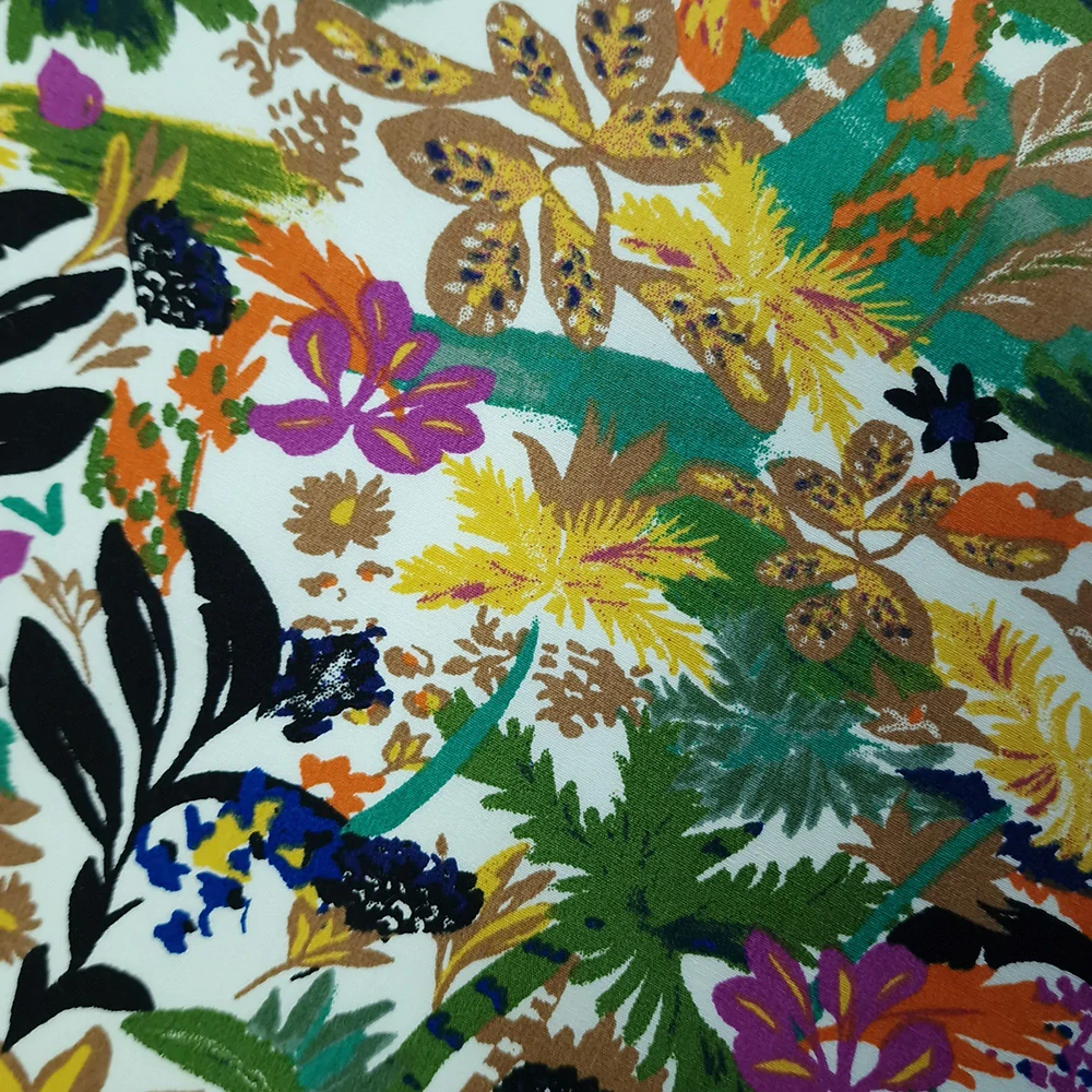 bavlněné plátno, vzor tropical