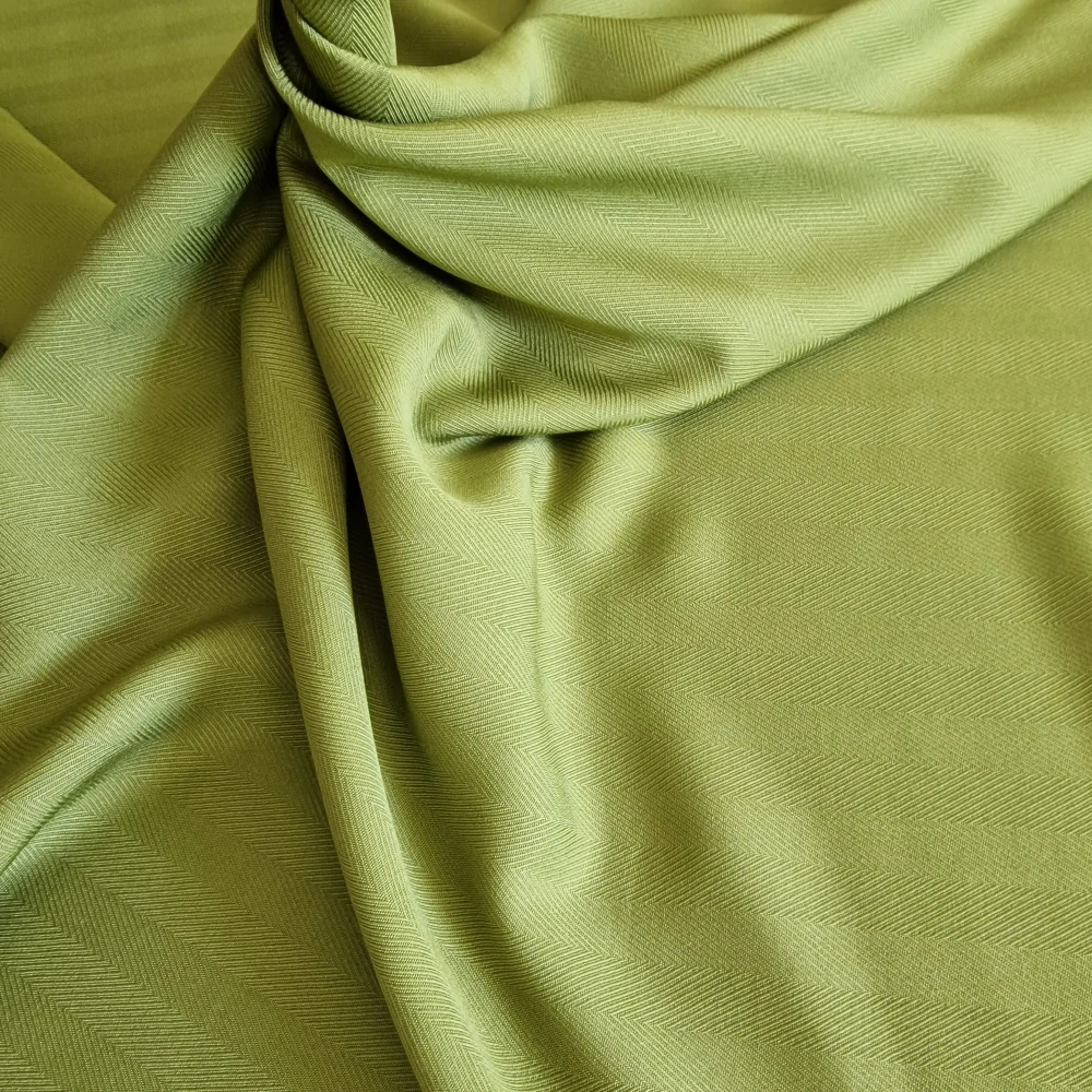 viskóza, rybí kost, zelená 