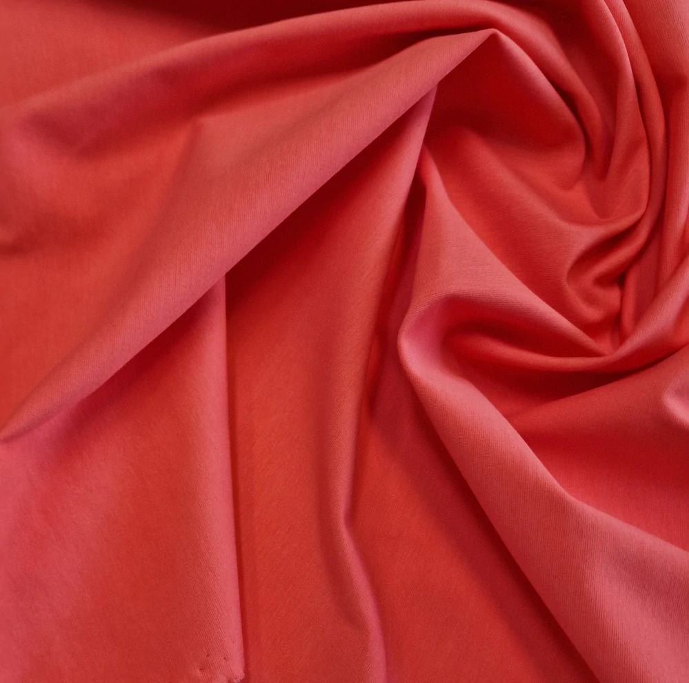 úplet "punto Milano", 340g/m2, korálová