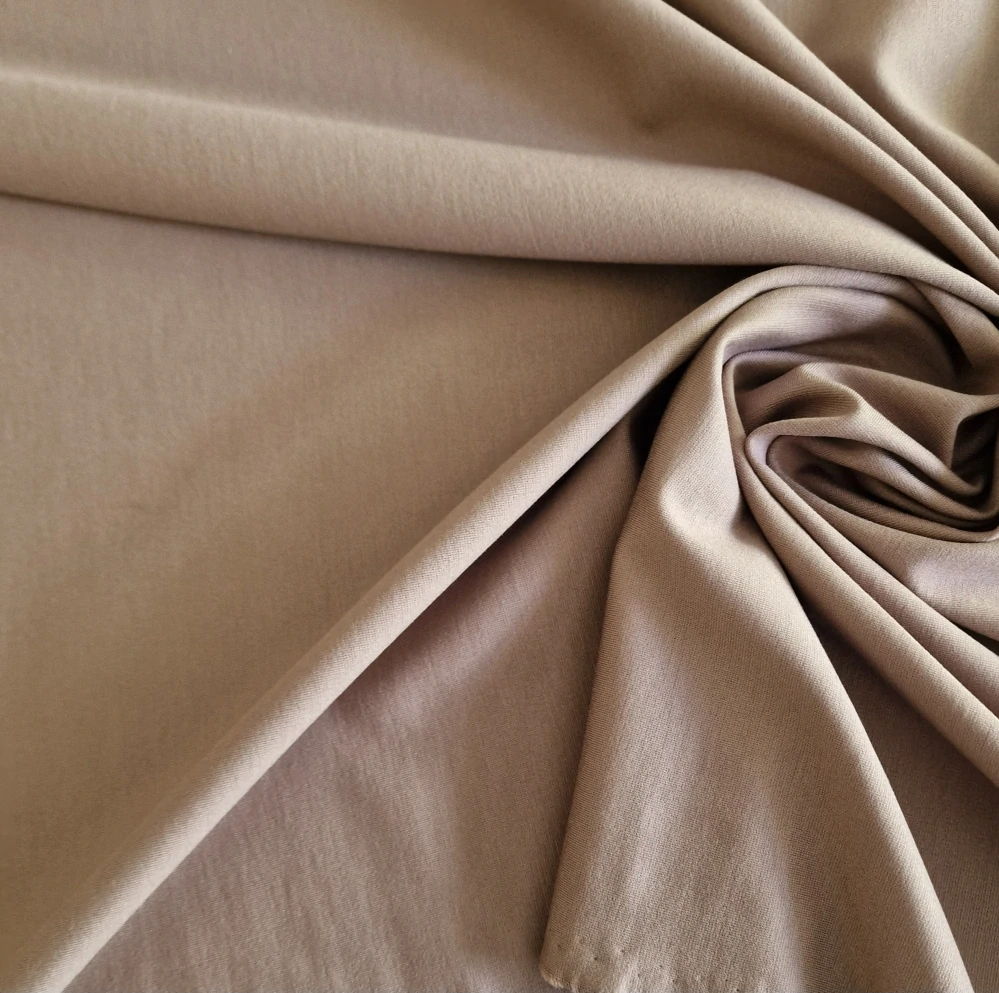úplet "punto Milano", 340 g/m2, taupe béžová