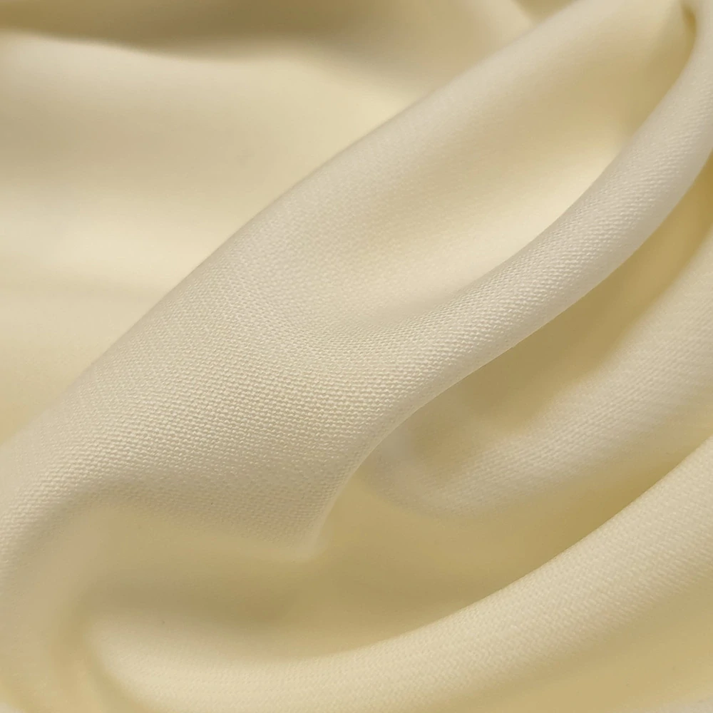 gabarden/saten, vlněná kostýmovka, ivory