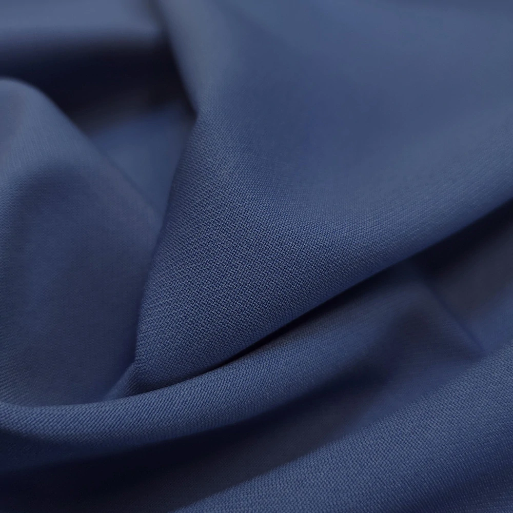 gabarden/saten, vlněná kostýmopvka, modrá