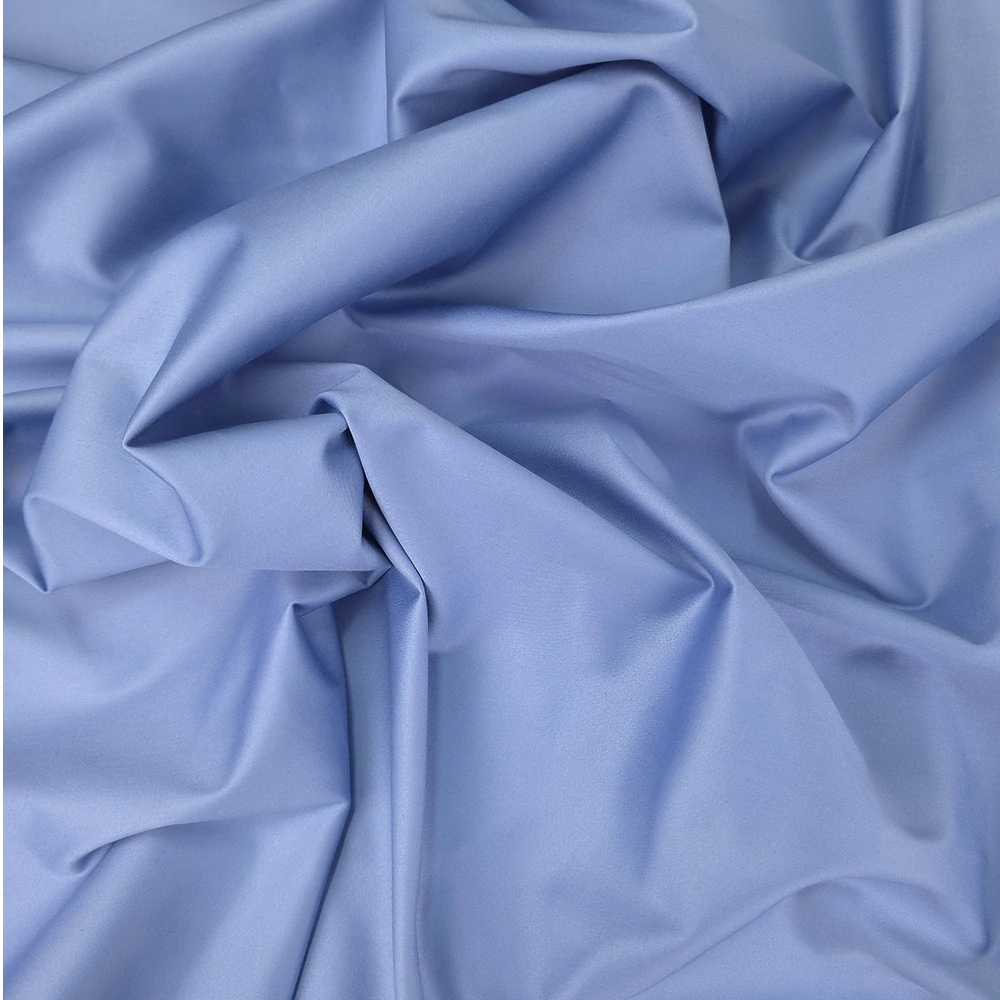 bavlněný elastický satén, světle modrá 364