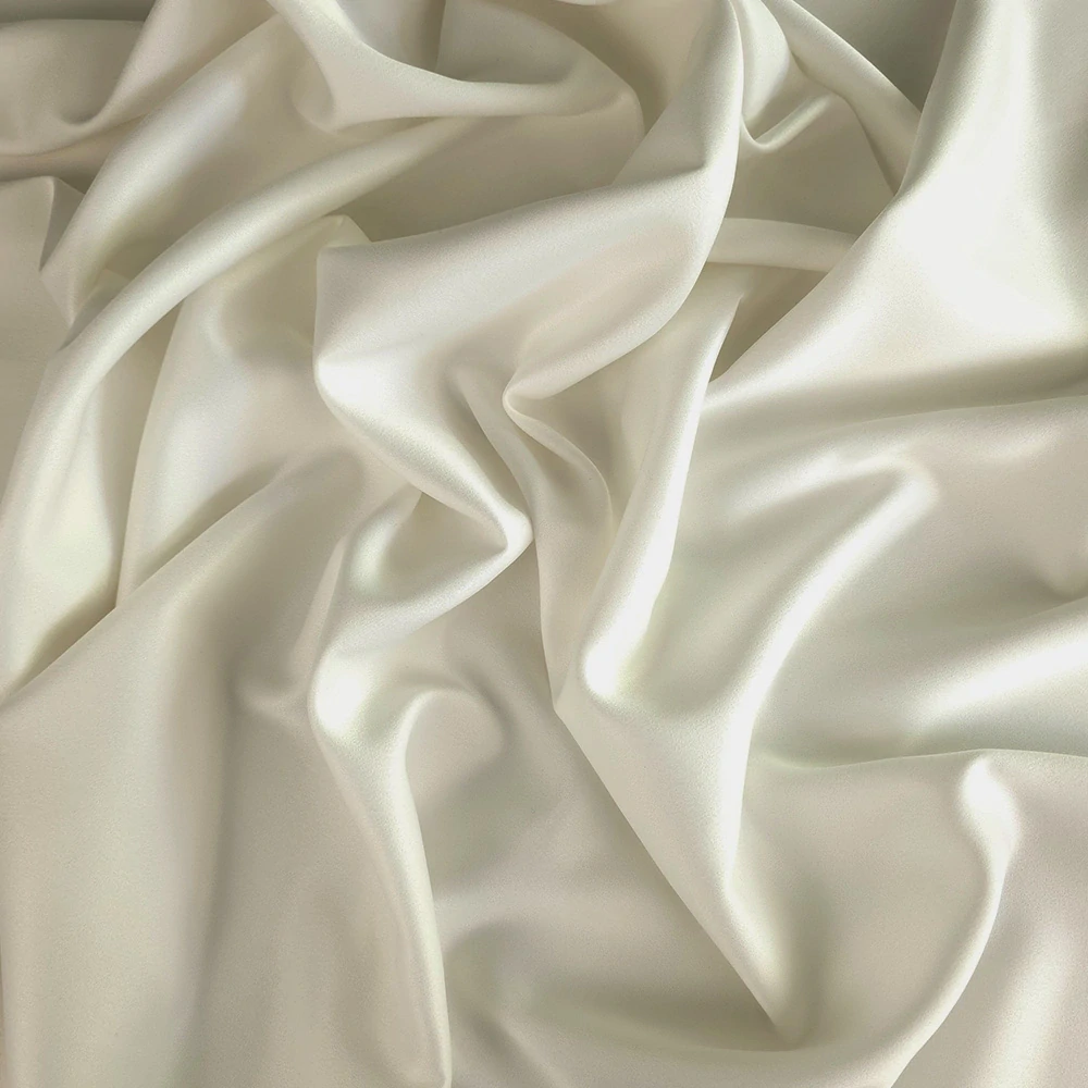 crep georgette/saten, ivory 4