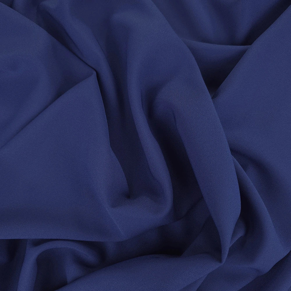 crep georgette/saten , královská modrá 154