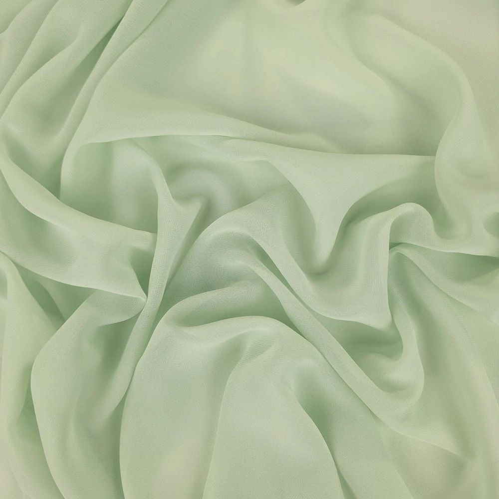 crep georgette, mint 7936