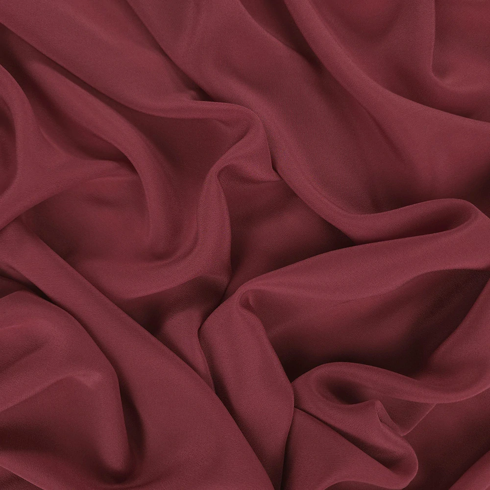 hedvábí , crepe de chine s elastanem, magenta