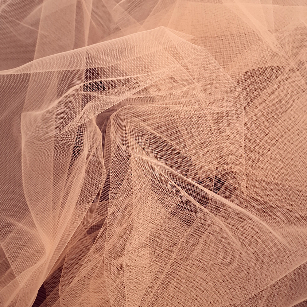 tyl nepružný, šíře 280 cm, lososová