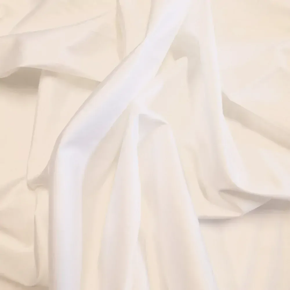 košilovka saténová, bílá