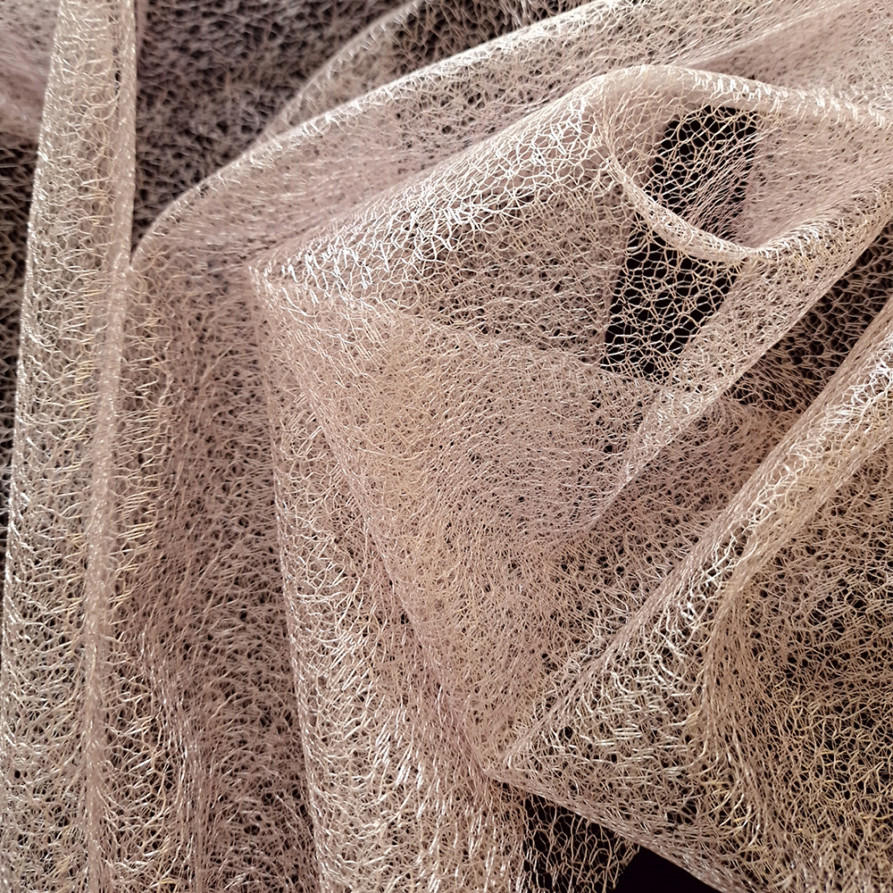 pavučinkový tyl, světle růžová