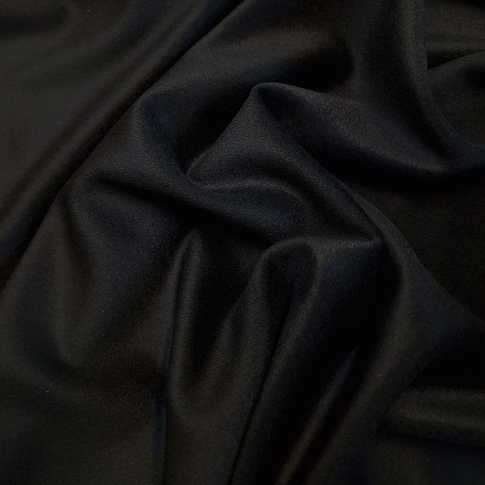 kabátovka, kašmír/vlna, černá