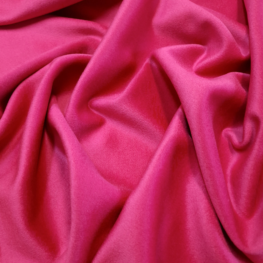 kabátovka kašmír/vlna, hot pink