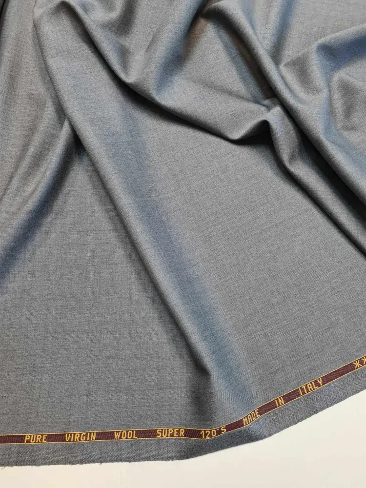 celoroční oblekovka/kostýmovka, vlna 120's, šedá melange 1