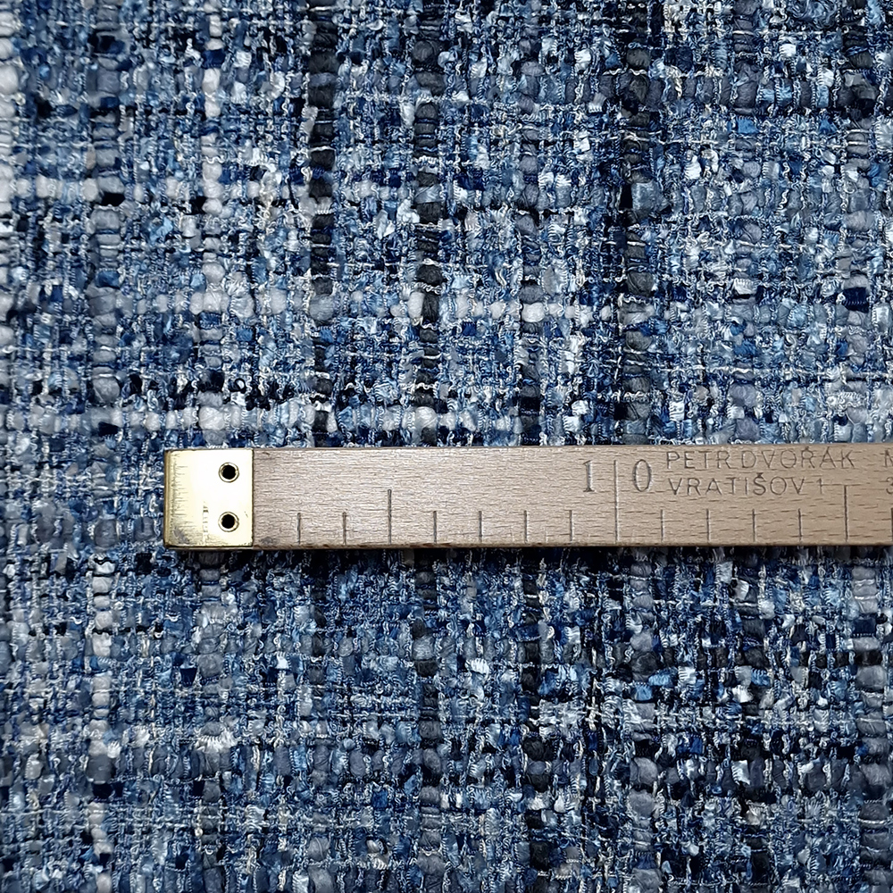 kostýmovka typu Chanel, Etien 93, modrošedá