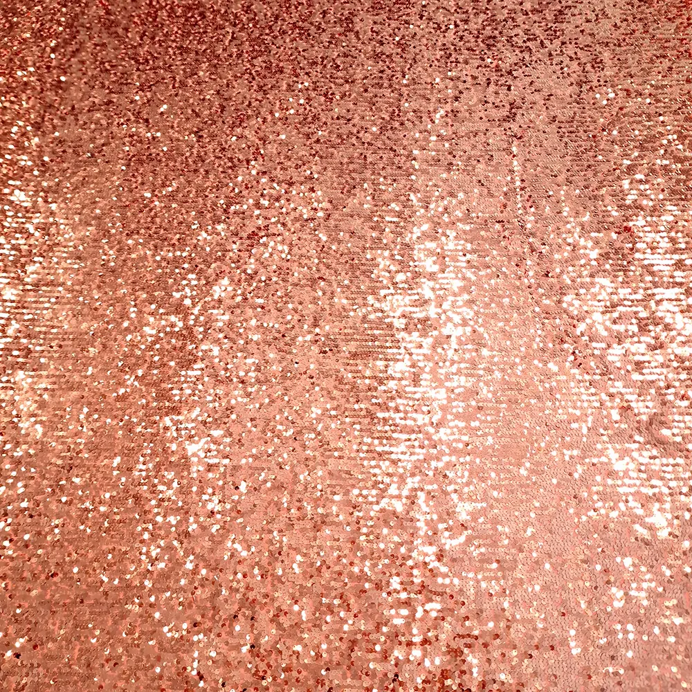 úplet s flitry, růžová broskvová