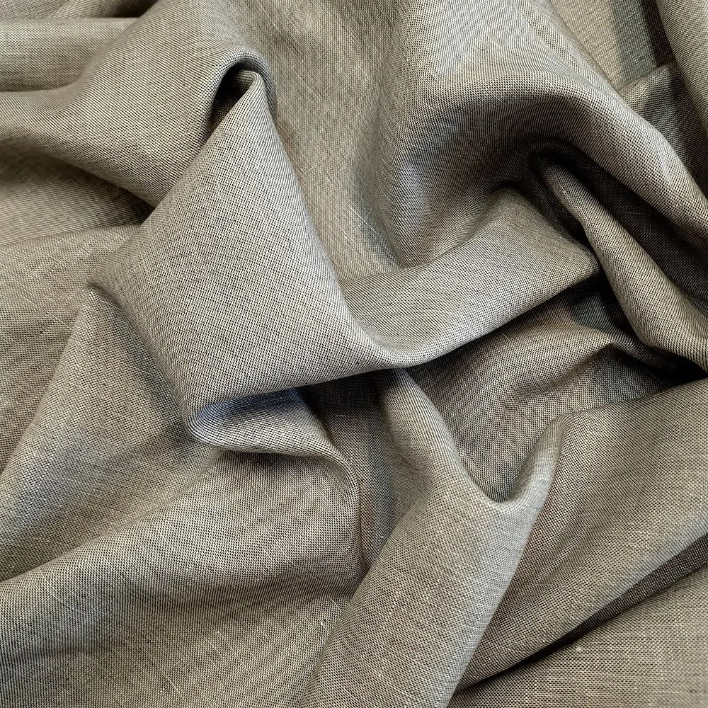 kostýmovka Golfo, len/bavlna, béžovošedá