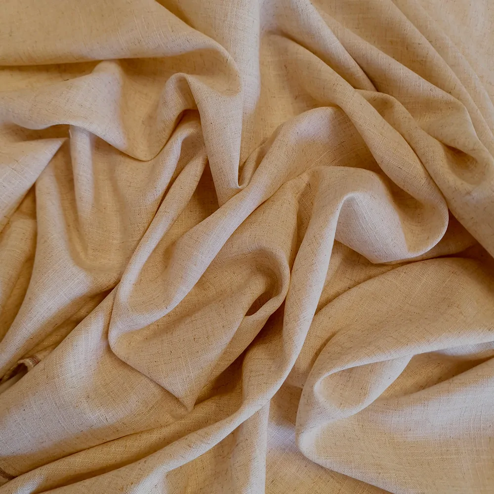 len/viskóza, světle béžová