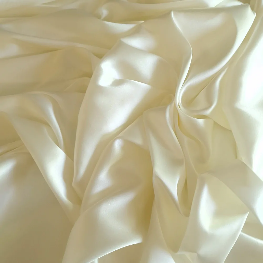 hedvábný satén s elastanem, ivory nat.