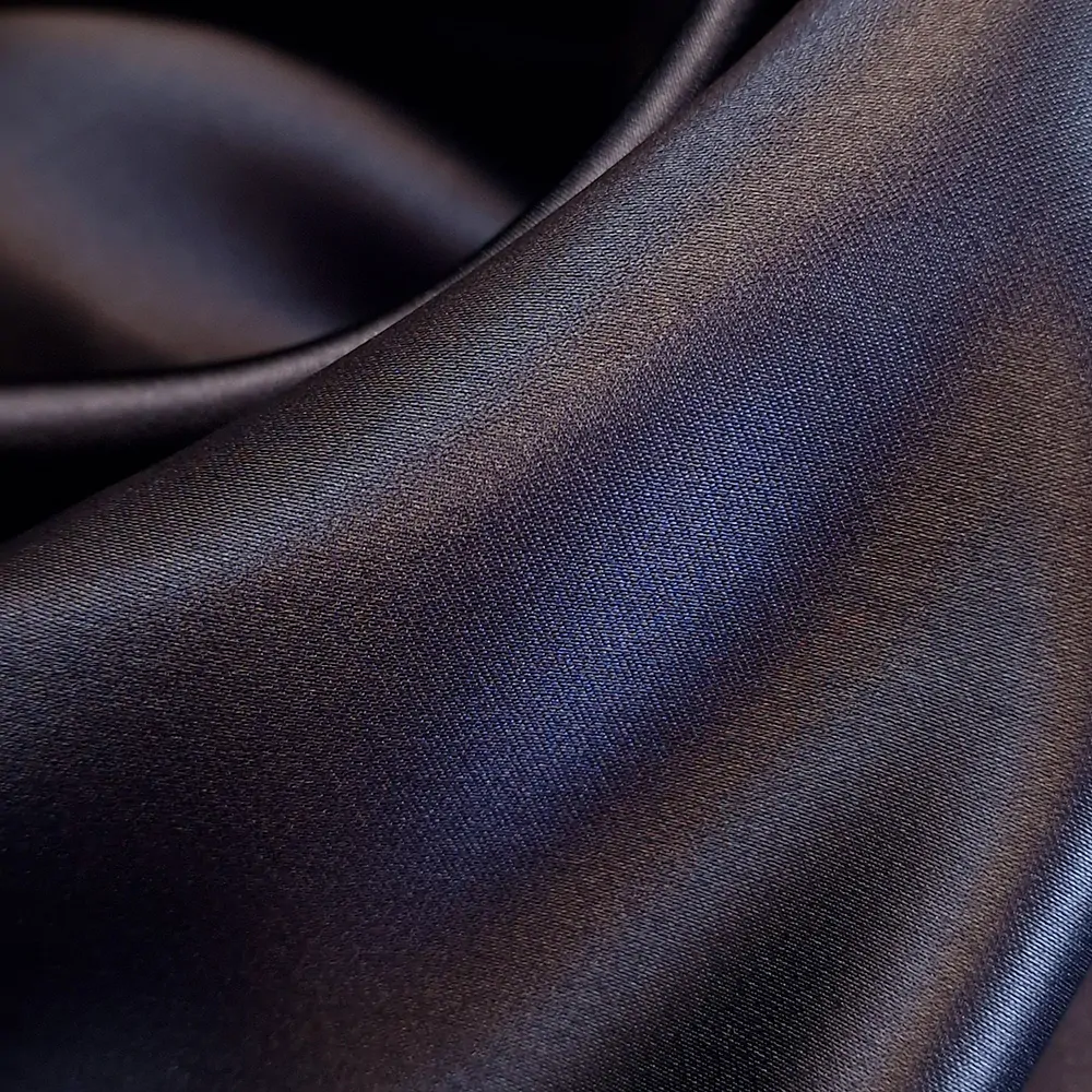 oboustranný hevábný satén, šedá