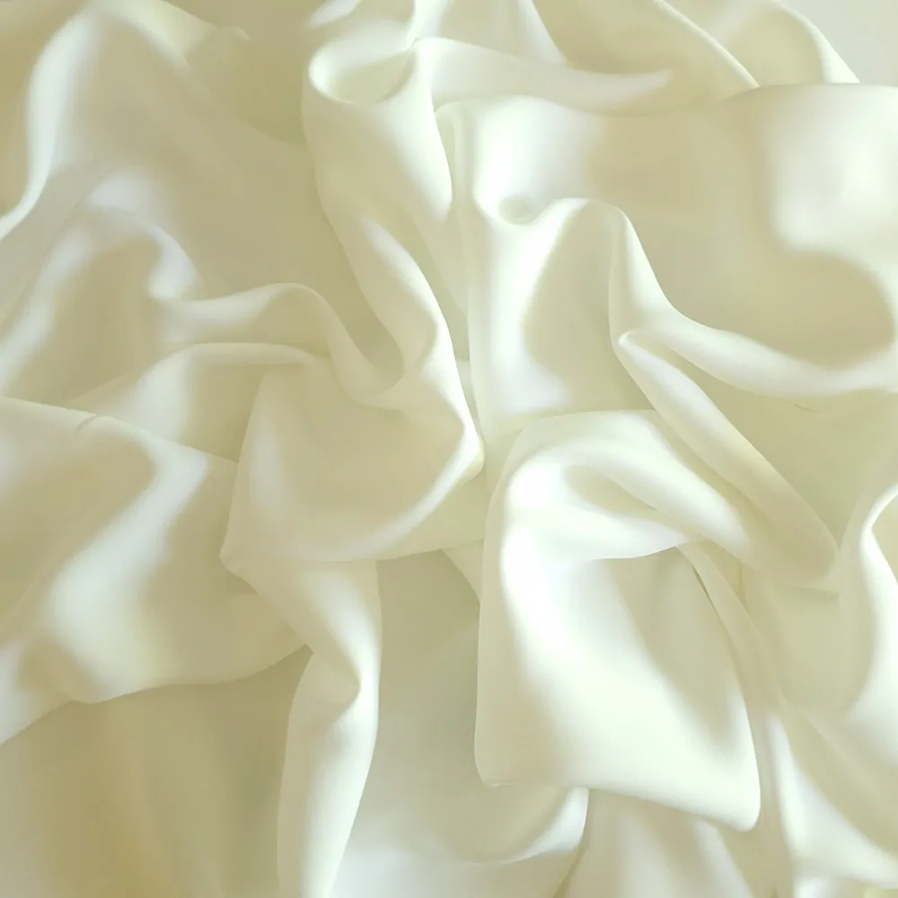 georgette vyšší gramáže, ivory