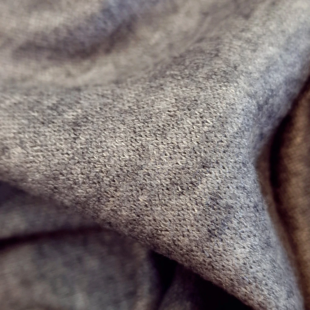 svetříkový úplet s angorskou vlnou, šedá melange