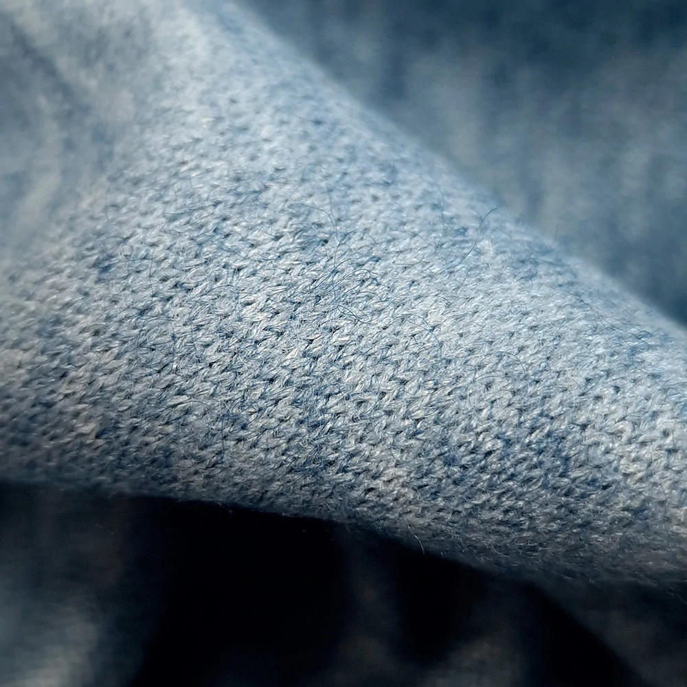 svetříkový úplet s angorskou vlnou, světlemodrá melange