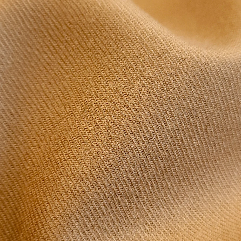 vlněná oblekovka, gabardén, camel