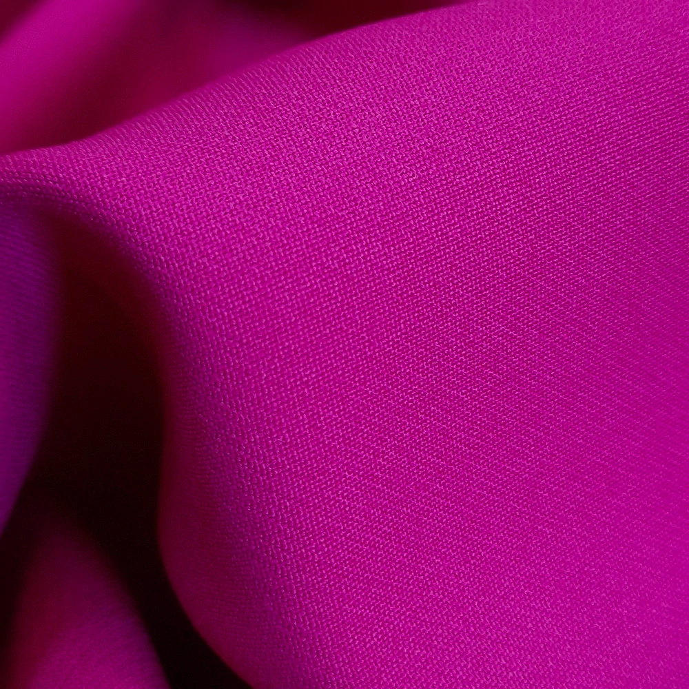 gabarden/satén, vlněná kostýmovka, magenta