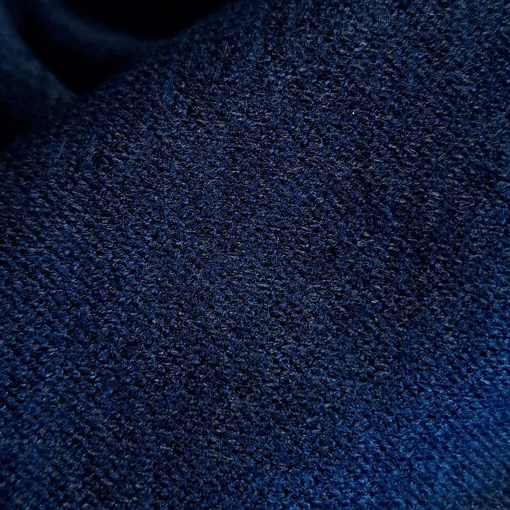 sverříkový úplet s angorskou vlnou, tmavomodrý