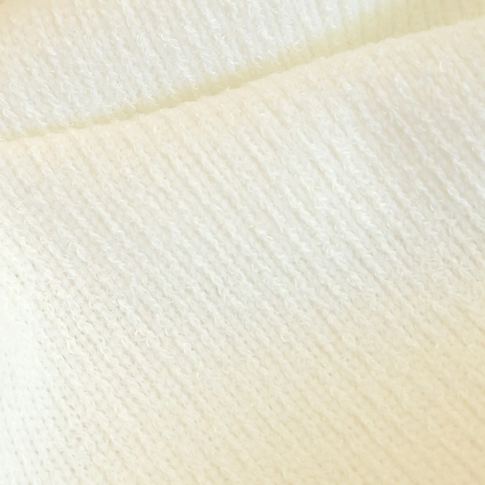 elastická pletenina, smetanová bílá