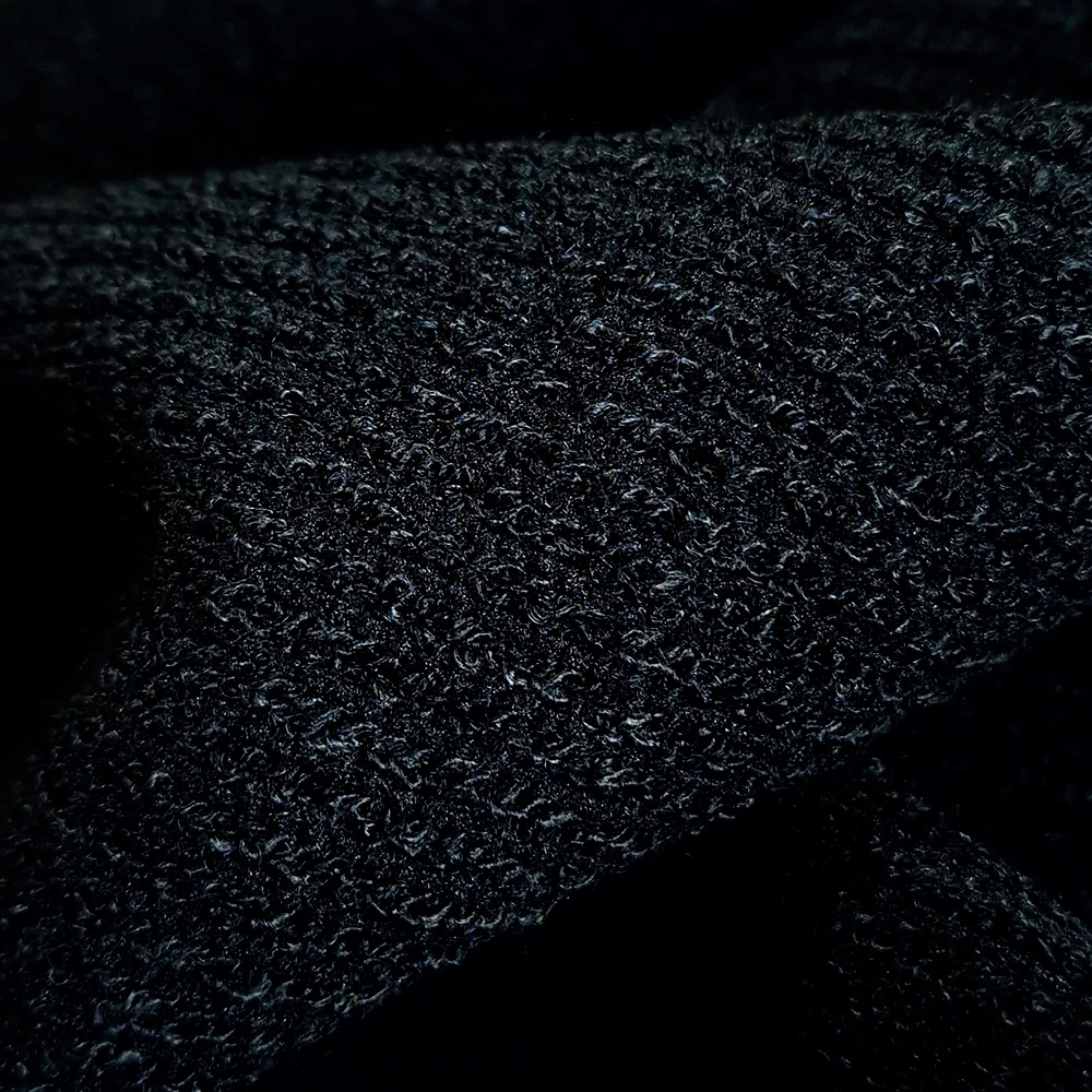 elastická pletenina, černá