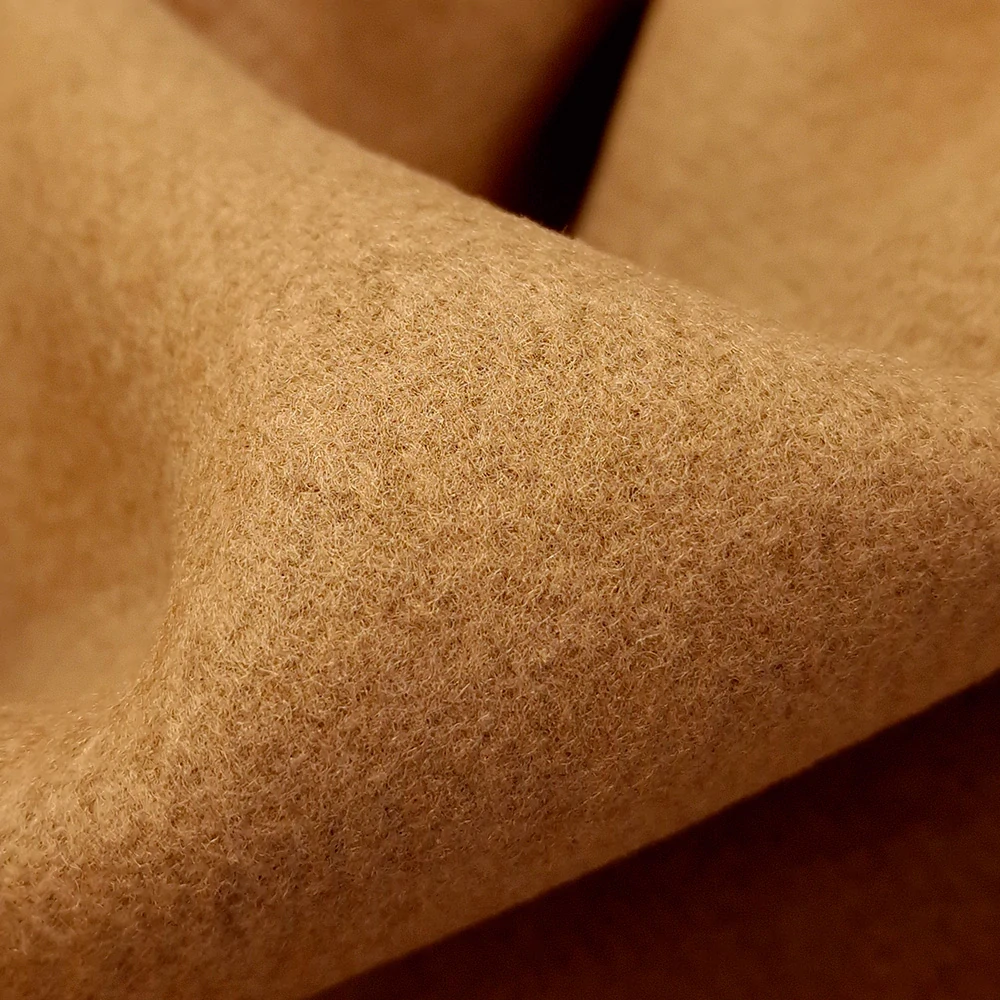 vlněná kabátovka double, camel