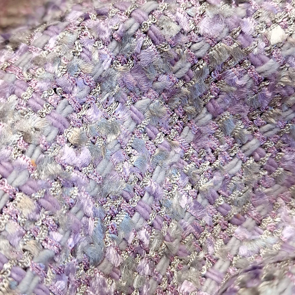 kostýmovka typu Chanel, lila/mint