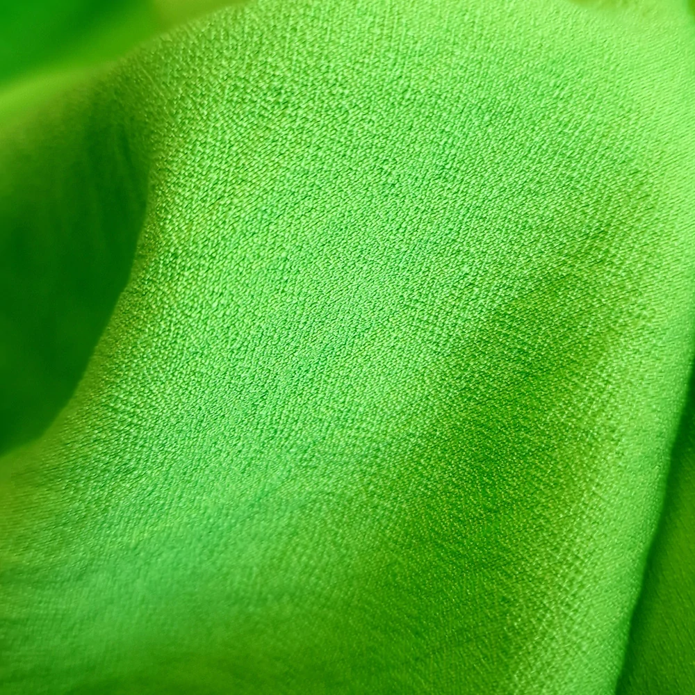 krep, viskóza, zelená