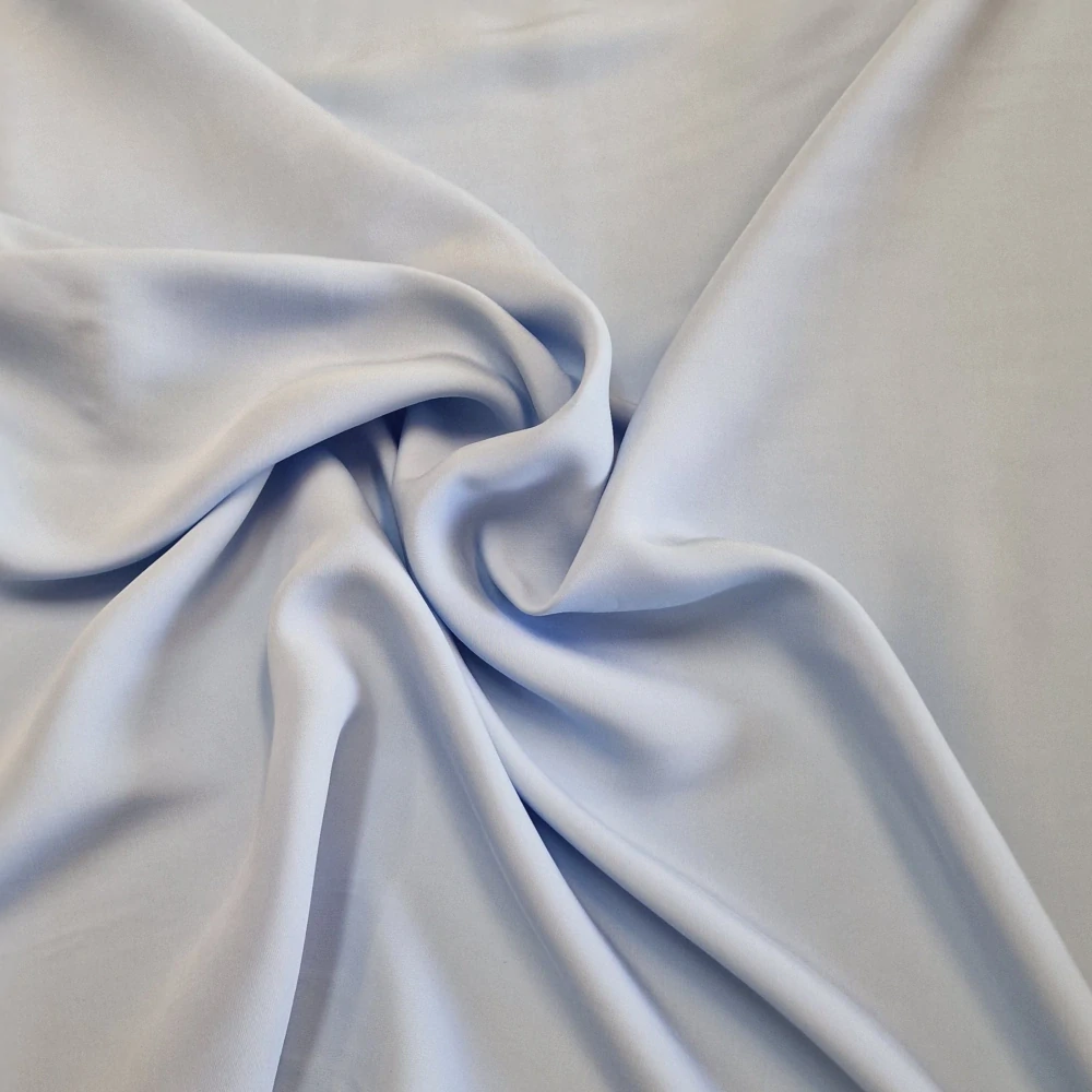 cupro, světlá modrá