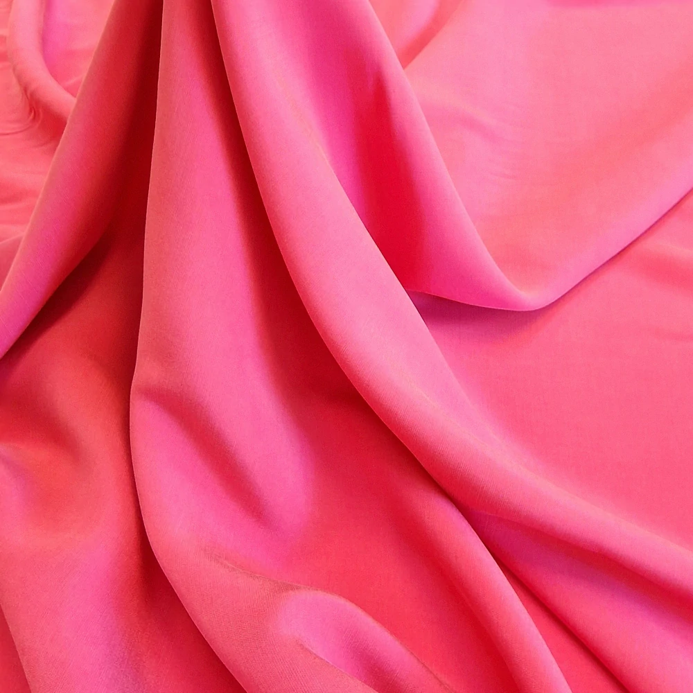 cupro, hot pink