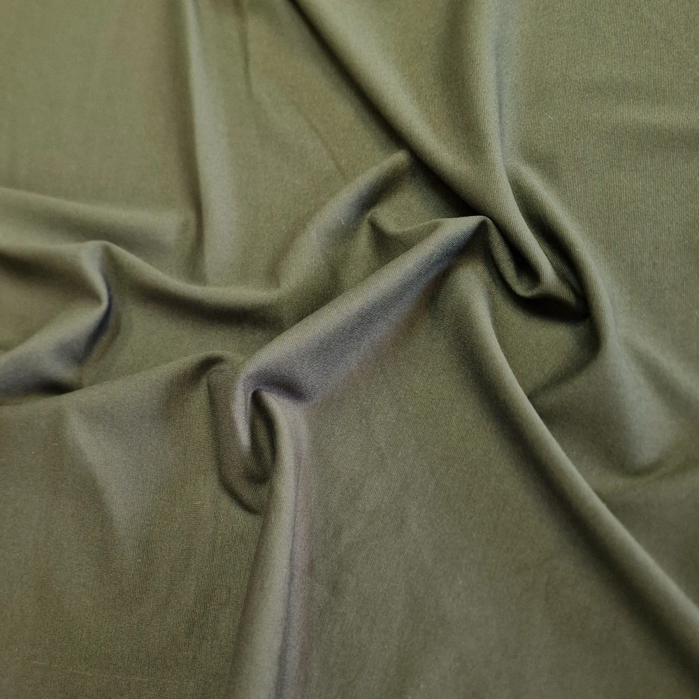 úplet "punto Milano", 340 g/m2, tmavá zelená