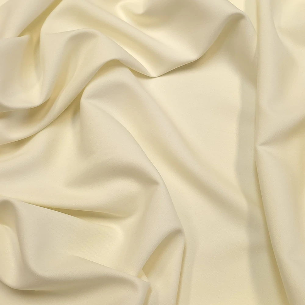 gabarden/saten, vlněná kostýmovka, ivory