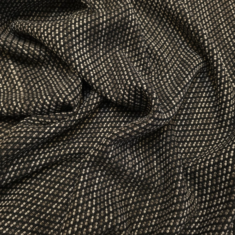 kostýmovka buklé,  tmavá hnědo/béžová